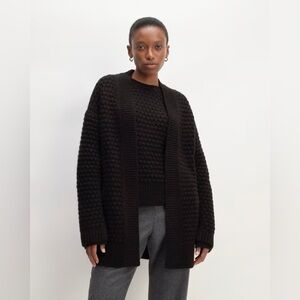 NWOT Everlane The Cloud Oversized Textured Cardigan S!